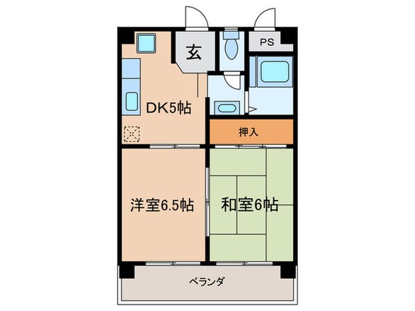 菅北ハイツの物件間取画像